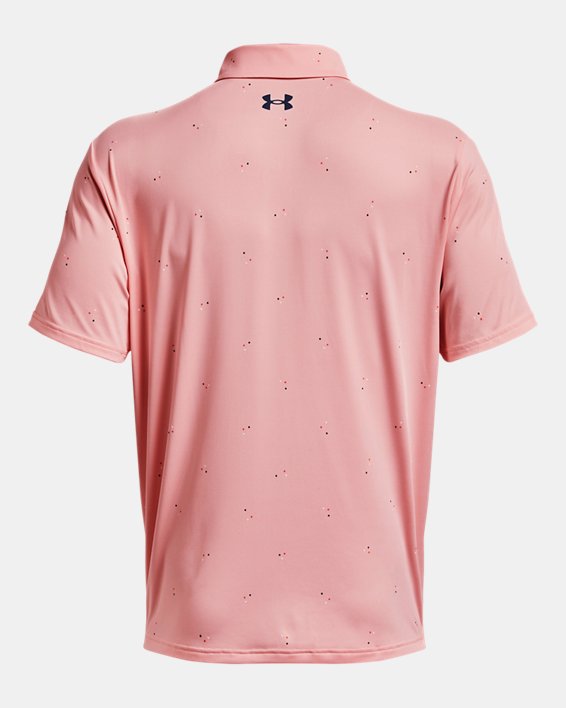 Men's UA Playoff 3.0 Printed Polo in Pink image number 5